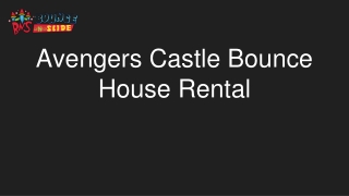 Avengers Castle Bounce House Rental