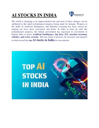 AI Stocks in India