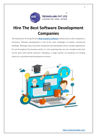 Hire The Best Software Development Companies