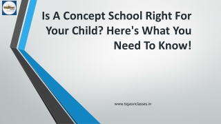 Concept School in Vadodara