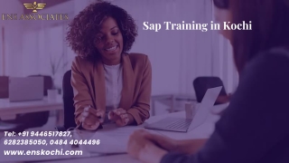 Sap Training in Kochi  Enskochi.com