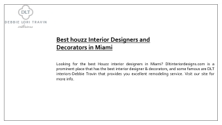 Best houzz Interior Designers and Decorators in Miami