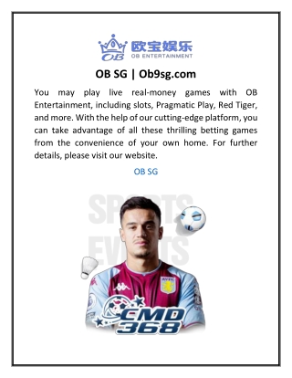 OB SG  Ob9sg.com