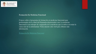 Formación En Medicina Funcional  Drjuandavidaristizabal.com