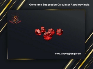 Gemstone Suggestion Calculator Astrology India