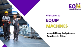 Army Military Body Armour Suppliers in China