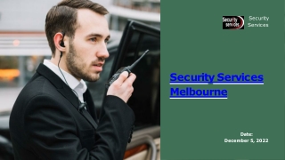 Security Services in Australia