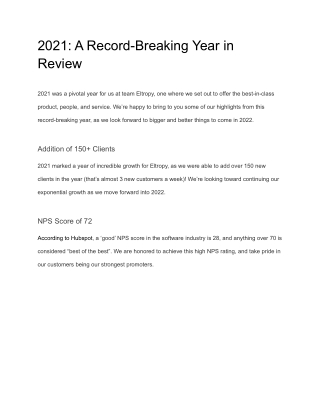 2021: A Record-Breaking Year in Review