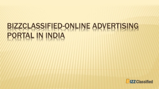 Online Advertising Portal in India