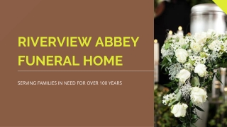 Riverview Abbey Funeral Home