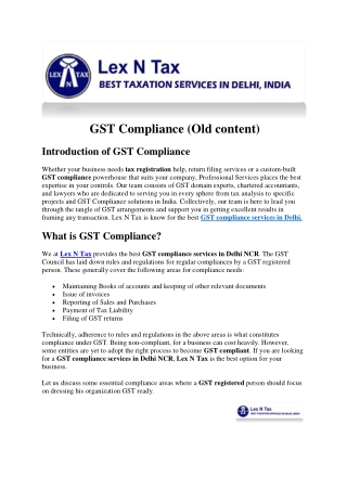 Best GST Compliance Services (pdf -2)