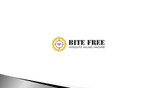 Bite Free Technologies By - Mosquito Killer Machine For Outdoor