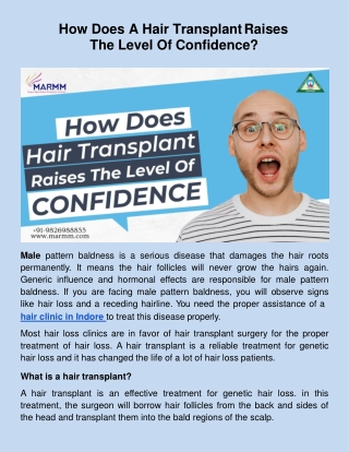 _How Does A Hair Transplant Raises The Level Of Confidence_.docx