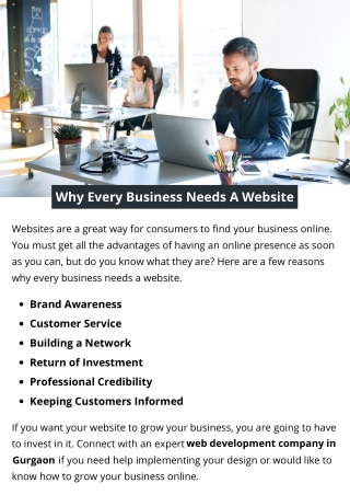 Why Every Business Needs A Website