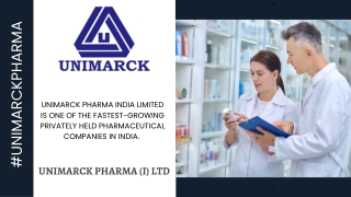 Pharmaceutical Companies in India - Indian Pharma Industry - Unimarck Pharma