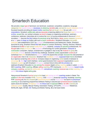 Smartech Education