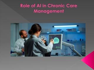 Role of AI in Chronic Care Management