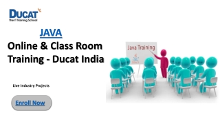 Enhance your career in JAVA - Book a Free Demo Class Now