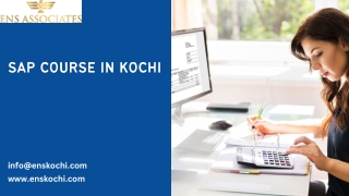 Top Sap Course in Kochi, India