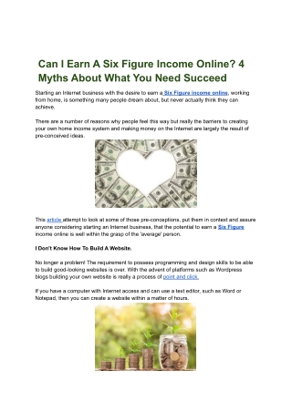 Can I Earn A Six Figure Income Online_ 4 Myths About What You Need Succeed