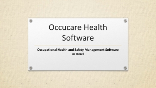Occupational Health and Safety Management Software in Israel