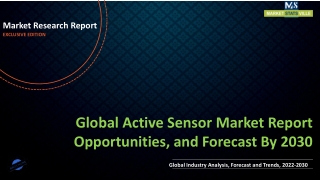 Active Sensor Market is predicted to reach US$ 40,346.1 million in 2030