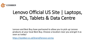 Lenovo Official US Site  Laptops PCs Tablets & Data Centre
