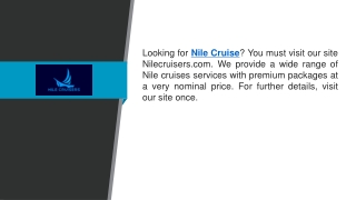 Nile Cruise   Nilecruisers.com