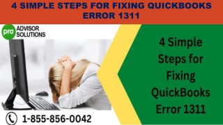 An effective guide to Move QuickBooks Error 1311