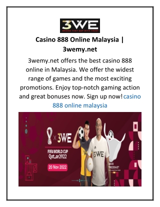 Casino 888 Online Malaysia  3wemy.net