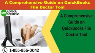 A quick way to troubleshoot QuickBooks File Doctor Tool
