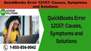 Easily fix QuickBooks Error 12157 with the help of these steps
