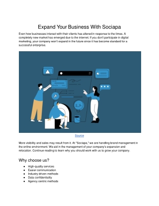 Expand your business with Sociapa