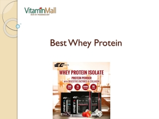 Best Whey Protein