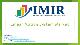 Linear Motion System Market