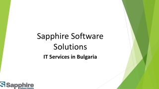 IT Services in Bulgaria