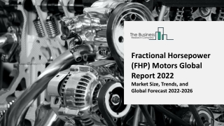 Fractional Horsepower (FHP) Motors Market