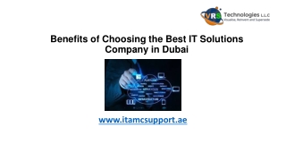 Benefits of Choosing the Best IT Solutions Company