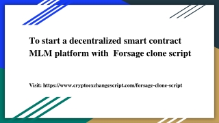 Forsage clone - Basic ways to launch MLM platform like Forsage