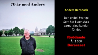 Anders Dernback varnade i tid