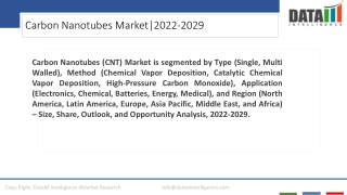 Carbon Nanotubes Market Forecast and Trends 2022-2029