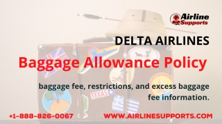 Know all about Delta Airlines Baggage Allowance Policy