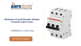 Miniature Circuit Breaker Market research report 2022