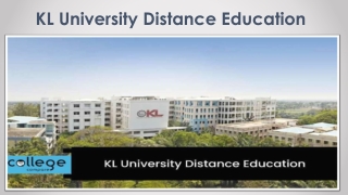 KL University Distance Education
