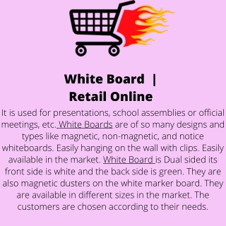 White Board   Retail Online