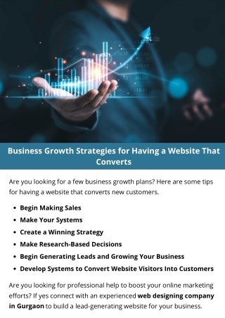 Business Growth Strategies for Having a Website That Converts