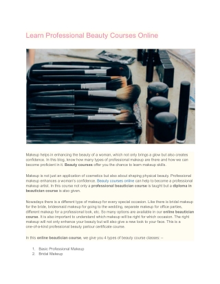 Learn Professional Beauty Courses Online (2)