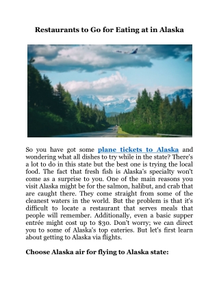 Alaska Airlines Flight Tickets - FaresMatch