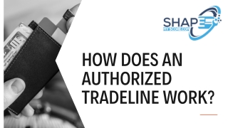 How does an authorized tradeline work