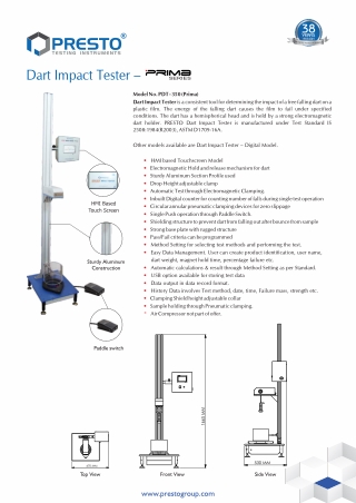 Get the best quality  dart impact tester for determining the impact